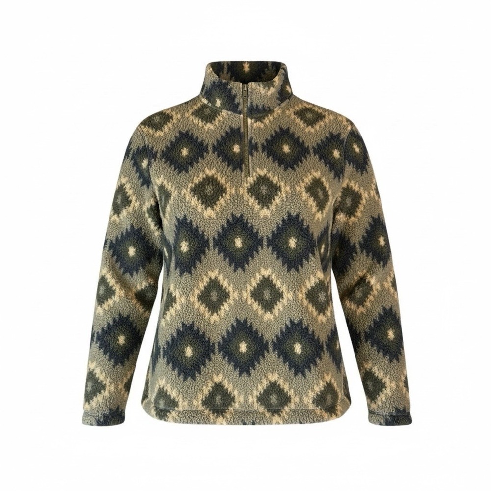 Adults Weatherproof Vintage Fleece Sweater Multicolor Size Large